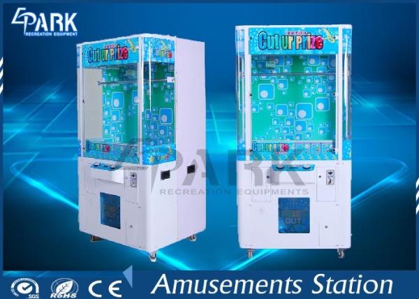 Shopping Mall Scissor Cut Line Crane Game Machine / Toy Claw Machine