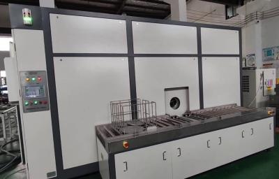 Metal Parts Surface Treatment Line Vacuum Hydrocarbon Cleaner Hot Air Dry For Oil Removal