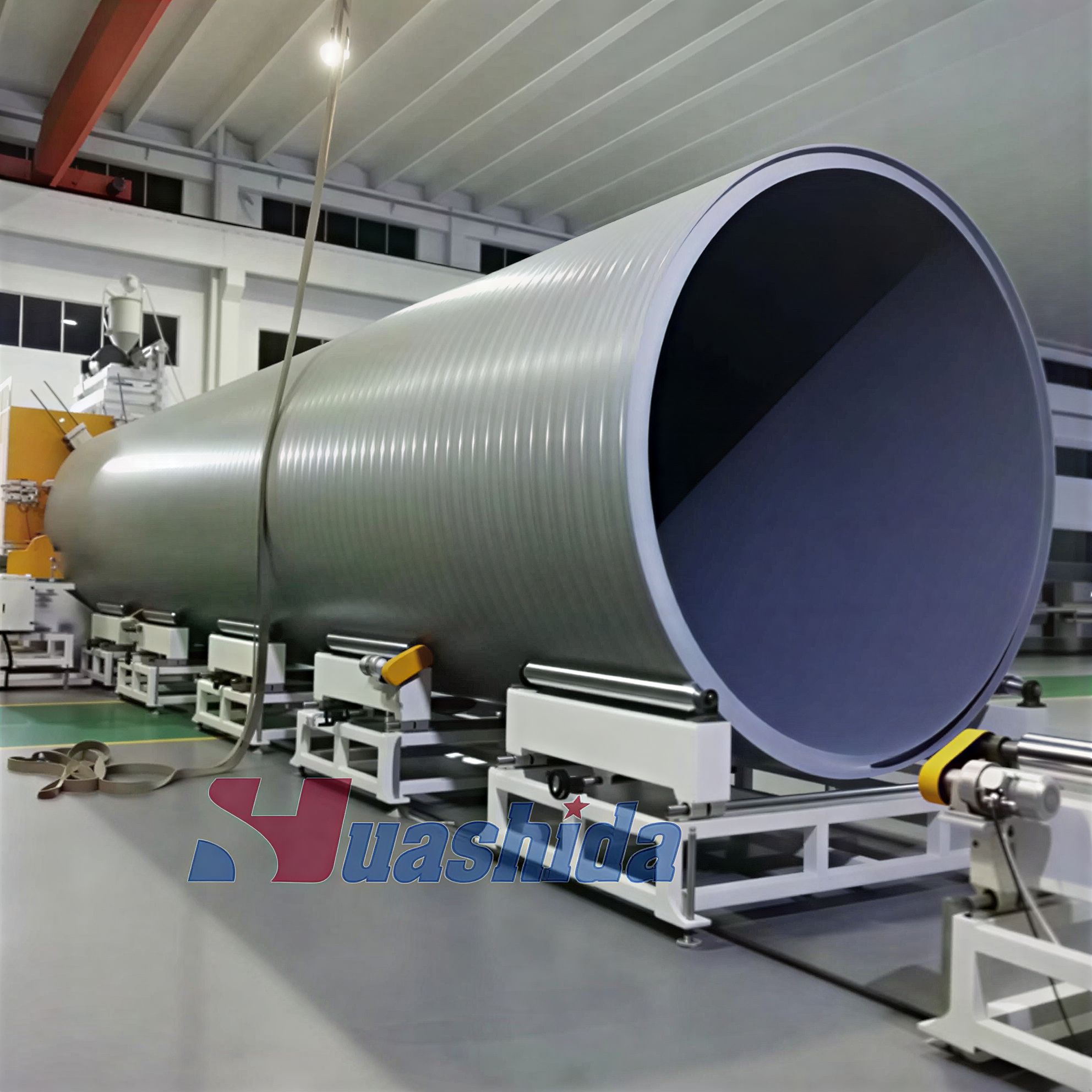 HDPE Hollow Wall Corrugated Pipe Spiral Pipe Extrusion Line