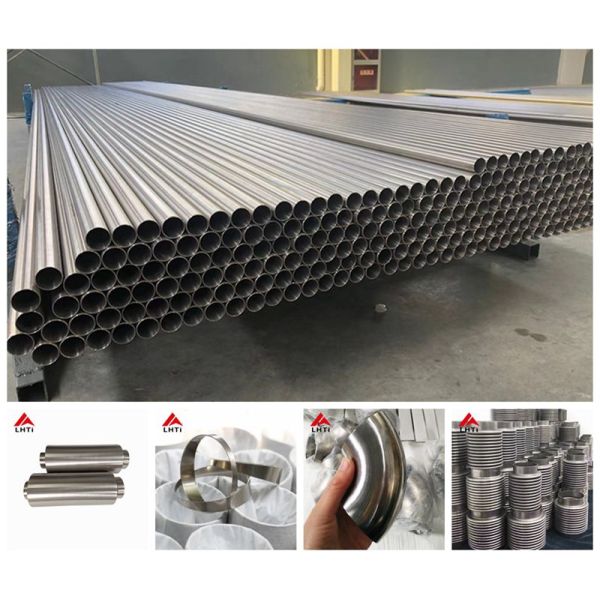 Gr2 4.0 Inch Straight Titanium Exhaust Pipe Polished Surface