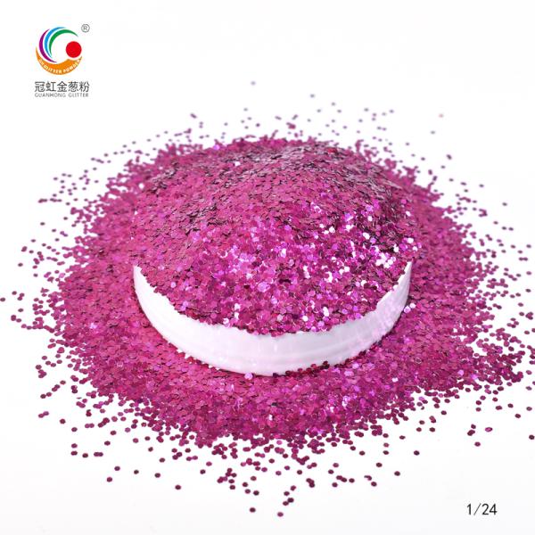 Industrial Plastic Aluminium Colored Hologram Glitter Powder For Injection Bulk