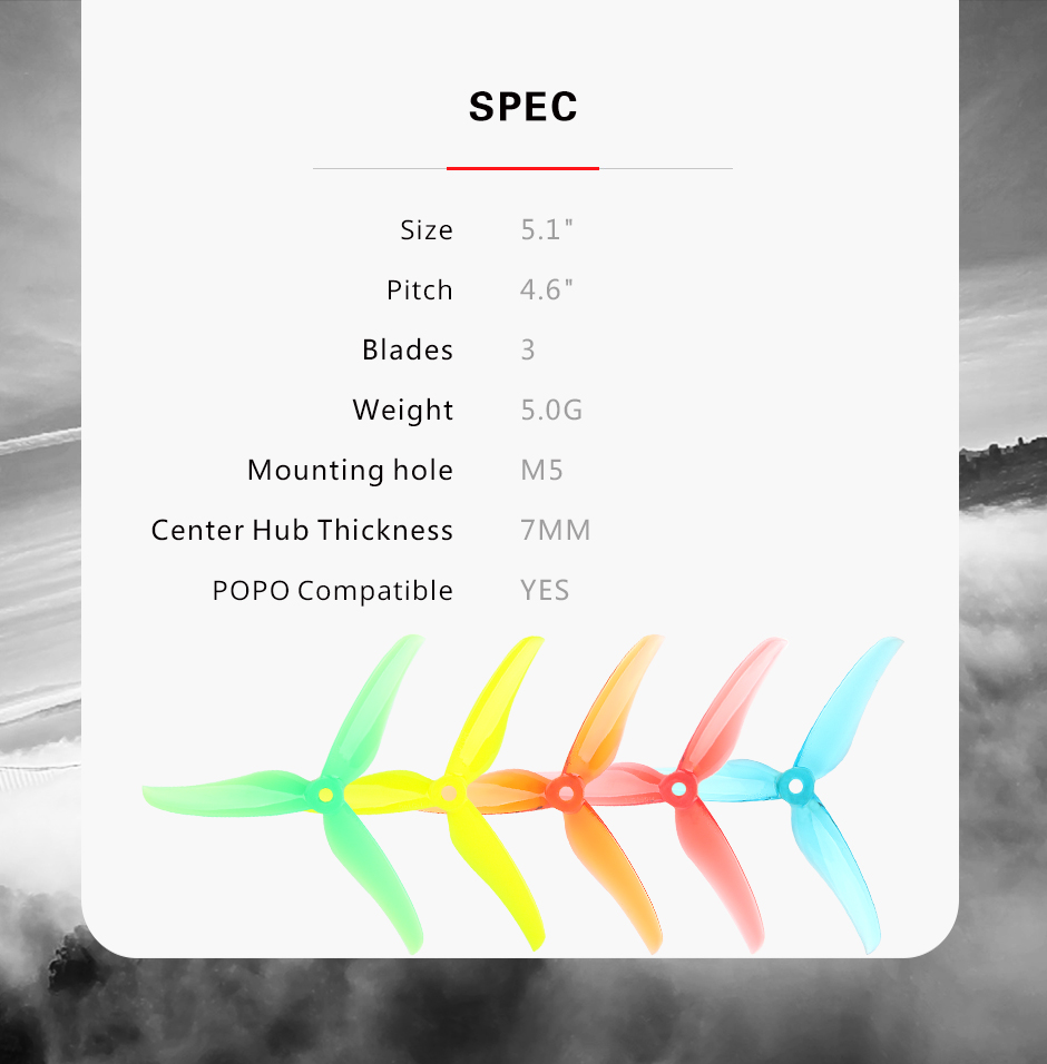 T-Hobby T5146 Mini Drone Spare Parts 4pcs Propel Rc Helicopter With Lipo Battery Power Fpv Quadcopter Aircraft