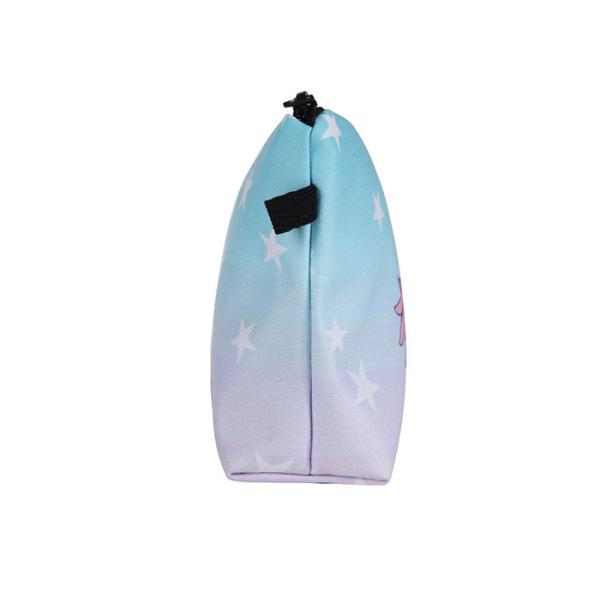 Unicorn Cosmetic Pouch Bag For Makeup 18 * 13.5cm Or Custom Size Polyester Material