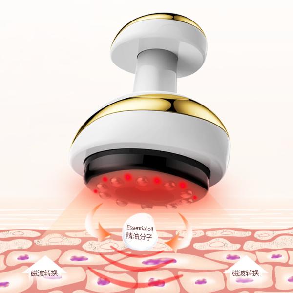 Masajeador inalámbrico eléctrico de raspado y ventosas con terapia de luz roja, masajeador eléctrico Guasha