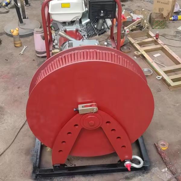 Tipo FM Torbellino motorizado Tirador de cables diésel 3T 5T 8T Motor eléctrico de gasolina