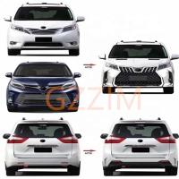 other auto parts front and rear  lm style body kit with hood for toyota sienna 2011-2020
