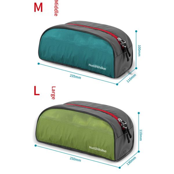 Large Capacity Lightweight Cosmetic Case , 1680D Nylon Travel Makeup Bag