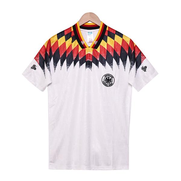 Retro 1994 Germany Home Jersey Nostalgic Design Supports Team Customization