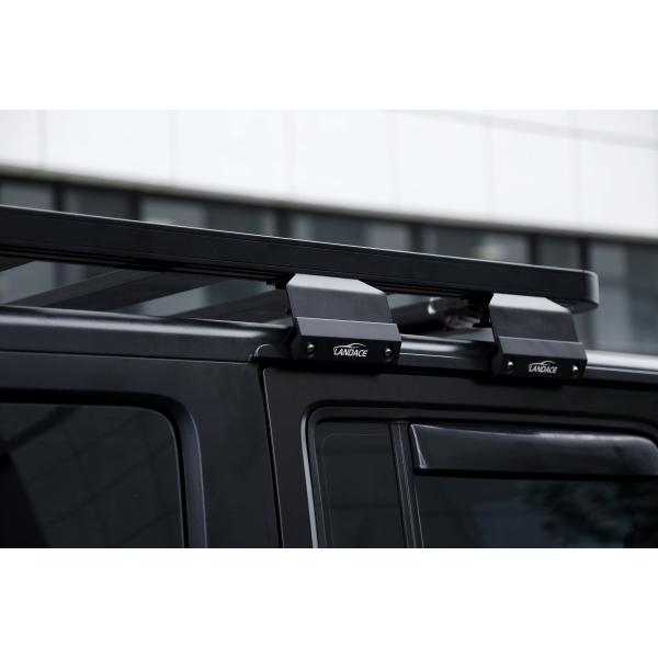 4X4 Aluminum Alloy Roof Rail Basket Jeep Wrangler JK Roof Racks for Car Roof Carrier