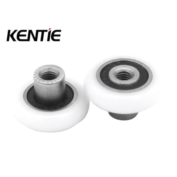 POM Home Sliding Barn Door Wheels M4x20x5.5mm Grease Lubrication