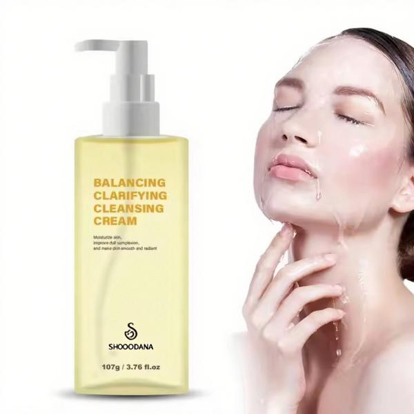 Limpiador facial espumoso con control de aceite y miel, loción desmaquillante y limpiador facial