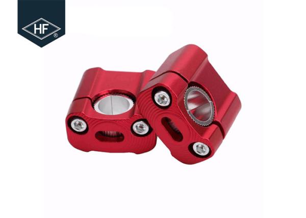Suzuki Honda Yamaha Motorcycle Modified Parts Handlebar Riser Kit 7 / 8 1 / 8 Universal Bar Clamps