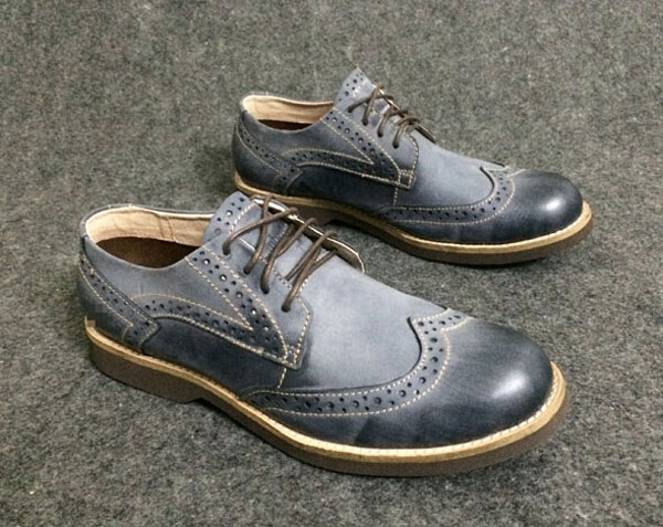 OEM estilo Oxford hombres zapatos de negocios, zapatos de cuero genuino, zapatos de Derby.