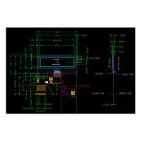 Module d'affichage LCD bleu STN, 1,7 pouce 128X32 points de conduite ICST7567 1/33DUTY 1/6BLAS