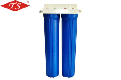 20'' Double Stage Water Filter Parts 32kg Max Pressure Blue Color Appearance