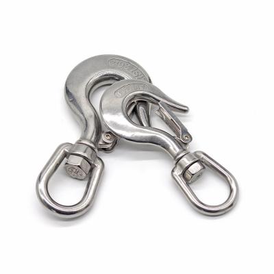 Corrosion Resistance Swivel End Stainless Swivel Snap Hook Rigging With Safety Latch Product