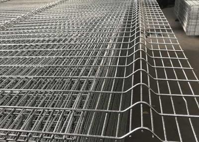 Cerca lisa quadrada do aço em barra de Mesh Fence OHSAS da escalada do cargo H3000mm anti