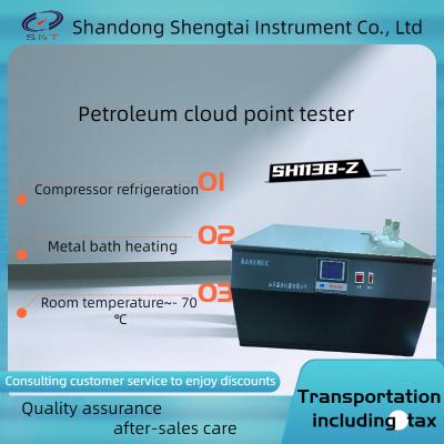 O verificador de SH113 B-Z Petroleum Cloud Point é de acordo com GB 6986-1986