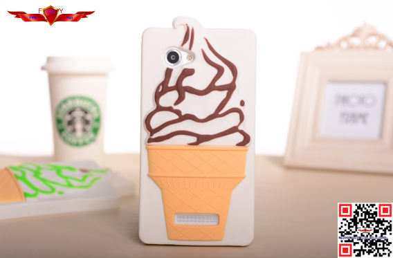 New Fashion Design Brand New Ice Cream Silicone Cover Case For Lenovo A880 Multi Color