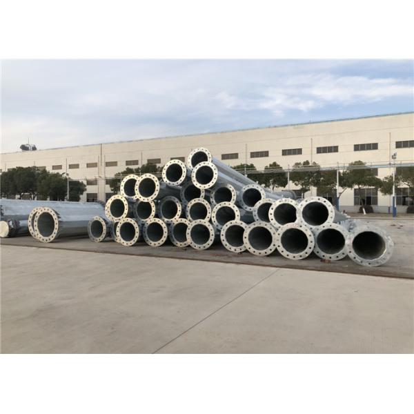 Hot Roll Steel Superior Hop Dip Galvanised Poles / Tubular Steel Tower
