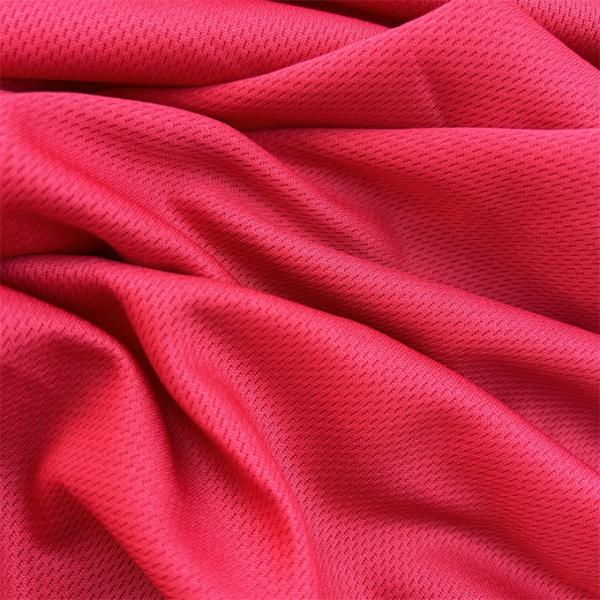 100% полиэстерный футболка птичьи глазки сетка ткань 75D трикота вязанный дышащий