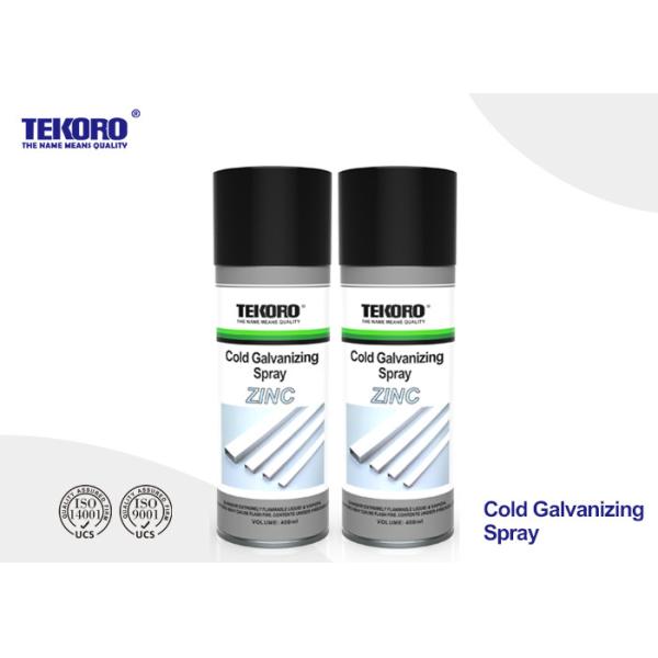 Anticorrosive Galvanizing Spray Paint for Touch Up in Gray and Silver / Rust-Proof / Matte Finish