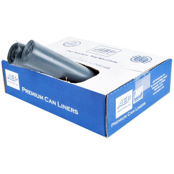 Серый цвет повторно использовал мешки для мусора ванной комнаты 33 галлона 1,6 размер подгонянный Мил