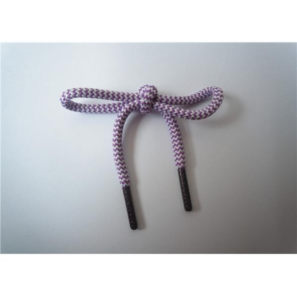 Шнурки вспомогательного оборудования одеяния напечатанные таможней, круглые покрашенные шнурки ботинка