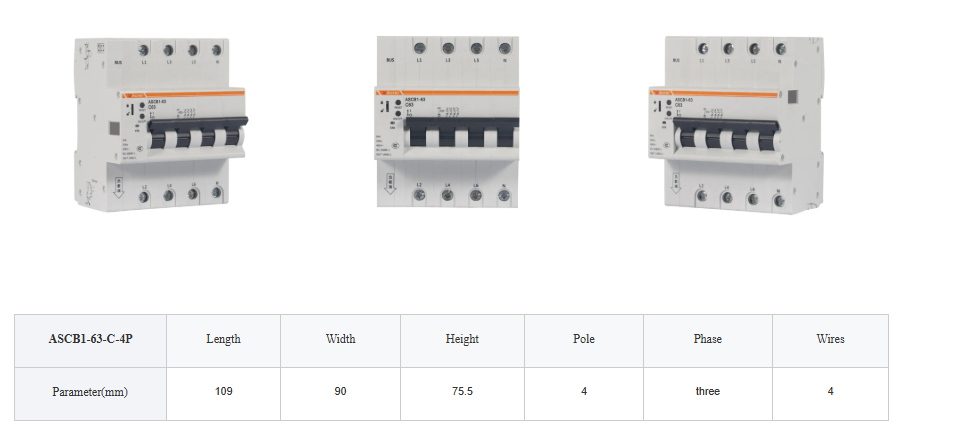 Acrel Smart Circuit Breaker ASCB1-63-C63 Series Optional Loops