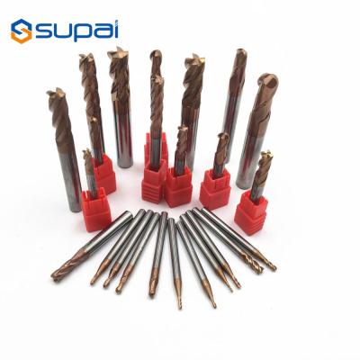 Serviço personalizado do OEM do comprimento do moinho de extremidade do revestimento de Roughing de 2 flautas