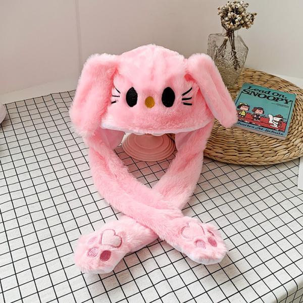 Korean Version Rabbit Ear Hat in Free Size for Spring and Autumn Fashion Embroidery