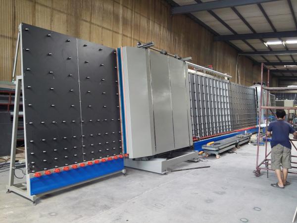 Hollow Glass Double Glazing Machinery With PLC Control System , 2500x5000mm