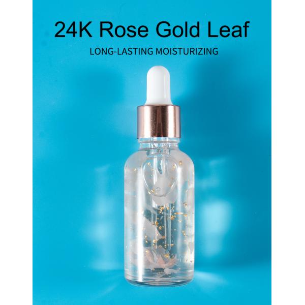 Collagen 24k Gold Rose Petal Face Serum For Sensitive Combination Skin