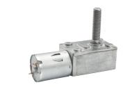 Esfuerzo de torsión cuadrado roscado 150rpm del motor 24V de la caja de engranajes del eje alto