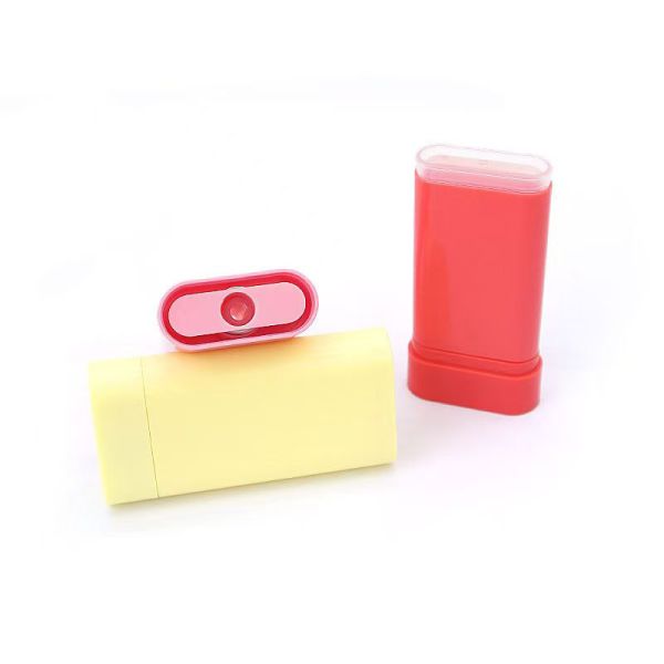 Bottom Filling Design 20g PP Inner Bottle and PS Over Cover Cap Deodorant Balm Stick Container Used for Skincare Package
