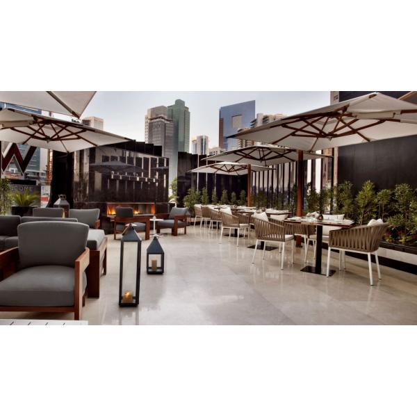 Good Sale Rattan Dining Chairs for Modern Nordic Apartment in Waterproof Material