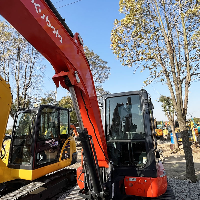 Micro Kx165 Использованные экскаваторы Kubota 6000 кг Для строительной техники