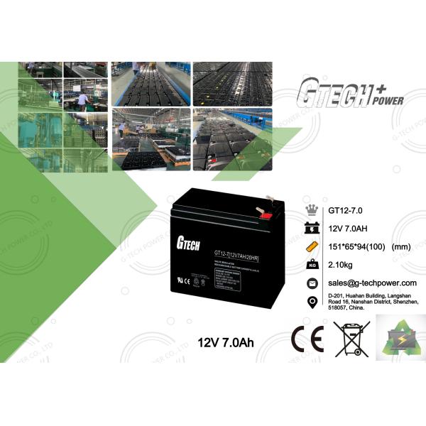 Terminal F1 Sealed Lead Acid Battery 12v 7ah For Ups System
