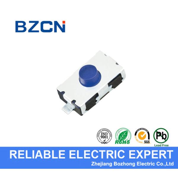Silica Gel Blue Color Mini Push Button Switch PCB Tactile Switch With Long Travel