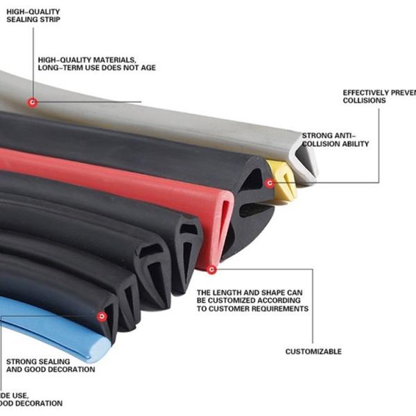 High Quality Door Draft Stoppers Seal Strip Custom Size Foam Air Stopper Moulded Bottom Seal for Door