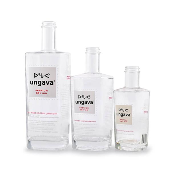 Наградное замороженное уникальное покрытое полное стеклянной бутылки водки XO бутылок ликера