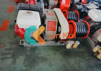 30 Kn Capacity Dual Bull Wheel Winch With Diesel Or Gasoline Engine