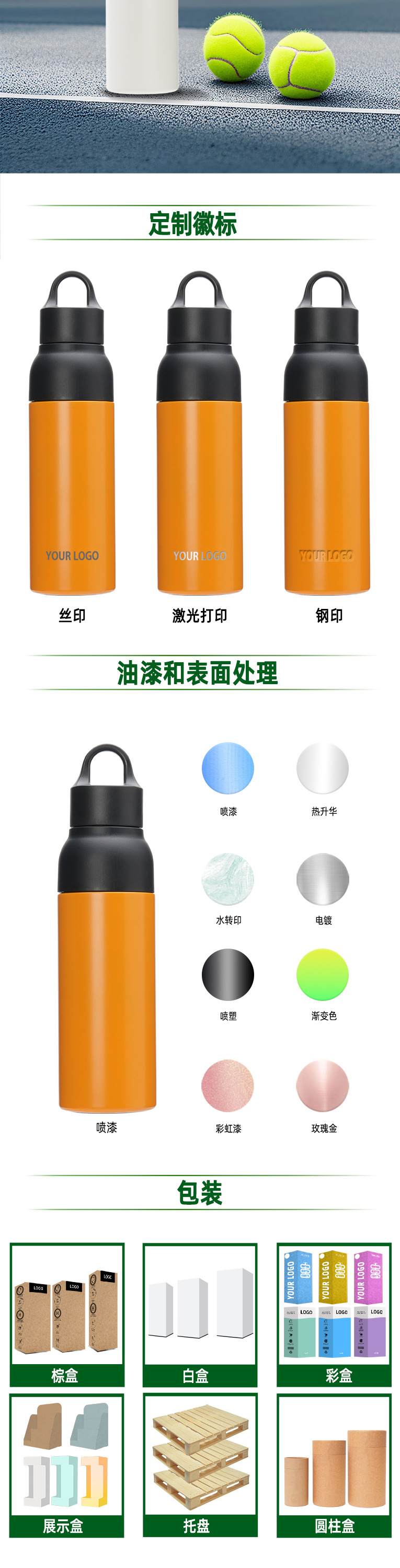 Nouveau Coupe isolée en acier inoxydable 304 transfrontalière à ouverture en un clic Coupe d'eau isolée pour voiture Sports Outdoor Coupe d'eau 500ml