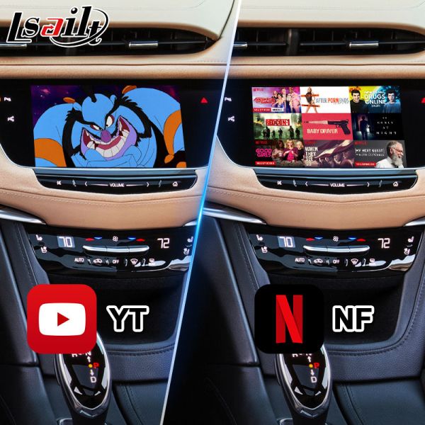 Lsailt Android Navigation Carplay Video Interface for 2016-2019 Cadillac XT5 Platinum CUE System