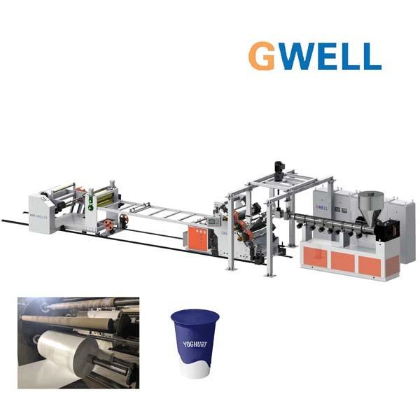 ABA 3 Layers Co-extrusion, PP Thermoforming Sheet Extrusion Line PP Thermoforming Extrusion Process Blister Sheet Making Machine