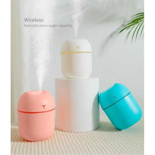 Mini Car Water Drop USB RGB Light Aromatherapy Air Humidifier for Outdoor Adventures
