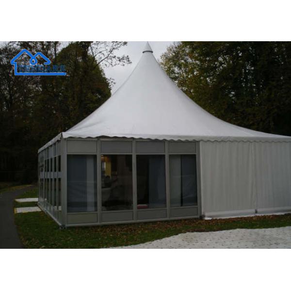 Customized Glass Pinnacle Marquee Tent Glass Wall Pagoda Tent On For Outdoor Event