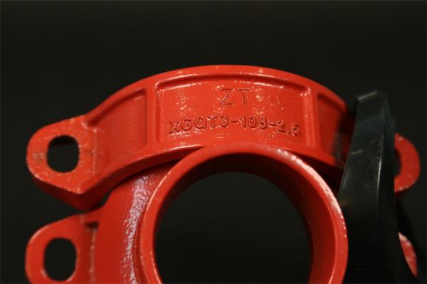 XGQT108x76 Victaulic Mechanical Tee grooved For Fire Fighting Pipeline System