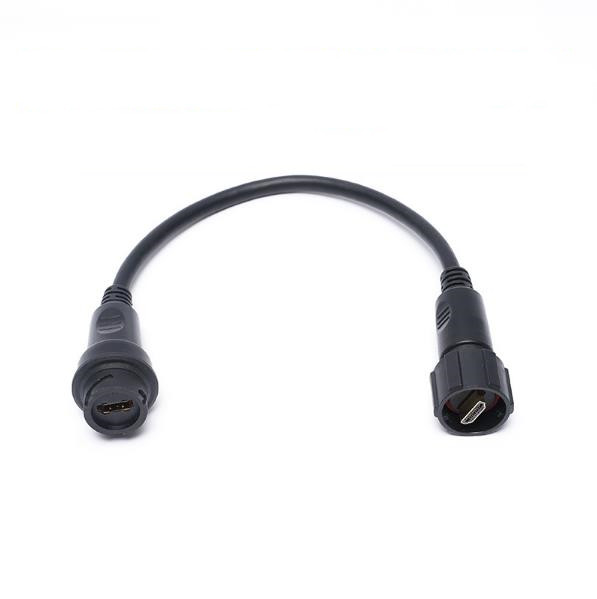 18AWG Copper Conductor RCA Male To Male Video Audio Cables With Aluminum Mylar Shielding