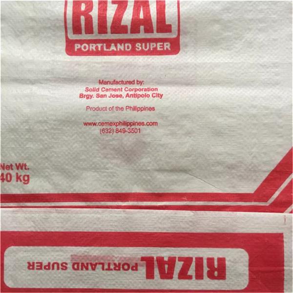 20kg 25kg PP tecidos 30kg ensaca sacos tecidos PP do saco de 40kg 50kg com válvula de fecho automático